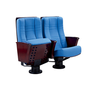 เก้าอี้ประชุมแบบมีที่วางแขน รุ่น Fixed Multimedia Soft Seat สำหรับโรงภาพยนตร์ หอประชุม และเฟอร์นิเจอร์โรงละคร - Product Image 4