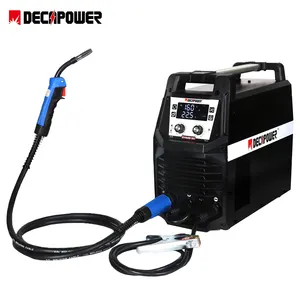 Decapower all'ingrosso 110V/220V gas-gasless 160A hawaiano mig 3 IN 1igbt inverter MIG saldatore