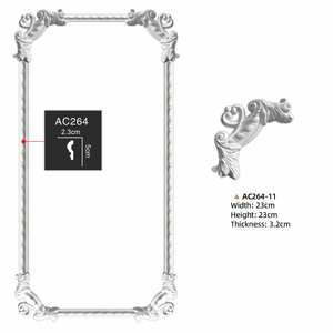 Everwall Ornement sculpté en polyuréthane au design moderne Décoration intérieure en PU Décoration pour plafond mural - Product Image 1