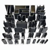 Profilés d'extrusion robustes en aluminium pour fenêtres coulissantes multi-voies à double vitrage, étanches et de fabrication industrielle