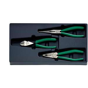 STAHLWILLE - 96650008 6706 <b>Set</b> with 3 <b>pliers</b>, polished - EAN 4018754104208 <b>PLIERS</b> AND CUTTERS <b>PLIERS</b> AND CUTTER <b>SETS</b> - Product Image 1