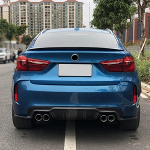 Vente flash pour <span class=keywords><strong>BMW</strong></span> <span class=keywords><strong>X6</strong></span> F16 2013-<span class=keywords><strong>2019</strong></span> modifiée en style F86 LCI X6M <span class=keywords><strong>2019</strong></span>, kit carrosserie avec pare-chocs - Product Image 6
