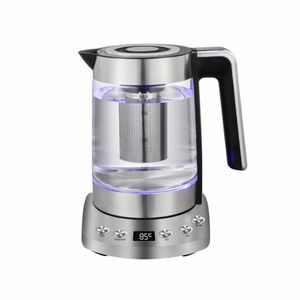 Théière en verre borosilicate haute résistance, résistante à la chaleur et facile à nettoyer - Product Image 6