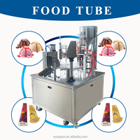 Machine de scellage rotative automatique pour yaourt, crème et pâtes 220V, haute précision, pour tubes de boissons et aliments liquides, avec moteur en métal pur et barillet