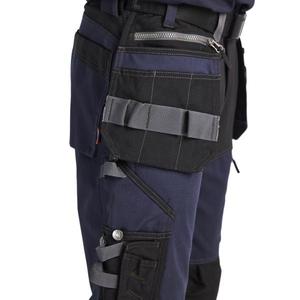 BLAKLADER - 159713438699D104 Pantalones piratas elásticos Azul marino oscuro/Negro-PANTALONES DE TRABAJO EAN 7330509921555 PANTALONES DE TRABAJO DE CARGA - Product Image 4