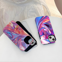 Nueva moda 3D sublimación en blanco cubierta del teléfono móvil impresión UV personalizado en blanco doble funda de teléfono móvil para sublimación