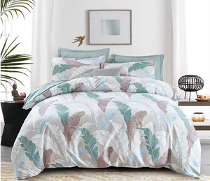 ชุดเครื่องนอนคิงไซส์ 4 ชิ้น ผ้าฝ้ายคุณภาพสูง 100% พิมพ์ลายดิจิทัล ชุดผ้าปูที่นอนหรูหราสั่งทำพิเศษ พร้อมปลอกผ้านวม - Product Image 2