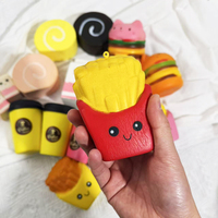Jouets anti-stress en PU, jouets moelleux géants à remontée lente, chat kawaii, hamburger, pain, jouet sensoriel pour autisme, TDAH, adultes, filles, garçons, cadeaux