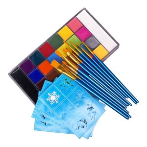 Không thấm nước 36-Màu SFX dầu dựa trên khuôn mặt sơn Kit Neon cơ thể sơn <span class=keywords><strong>Palette</strong></span> với 10 bàn chải cho lễ hội - Product Image 5