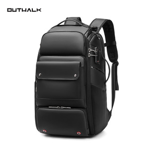 Mochila para cámara para cámaras sin espejo, drones, tela Oxford impermeable, negra, todo en uno - Product Image 5