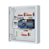 Boîtier de distribution électrique industriel personnalisé pour éclairage, monophasé 220V 2P, ATS, panneau électrique intérieur