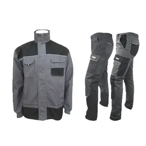 2023 OEM Safety jacket multi-pockets clothing for public equipment staff Work clothes Fashion Work jackets