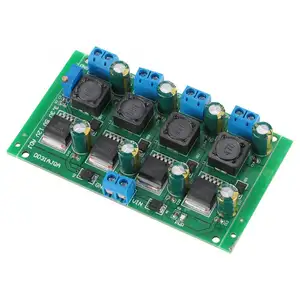 YOINNOVATI 3A 4-Channel Step Down Power Supply Module 3.3V 5V 12V Adjustable Output Buck Converter