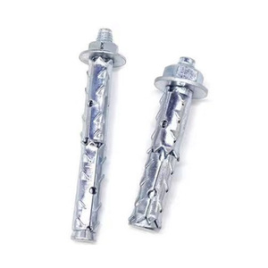 Commercio all'ingrosso zincatura acciaio al carbonio grado 4.8 squame di pesce autobloccante vite di espansione blocco ancoraggi a parete bullone di espansione - Product Image 5