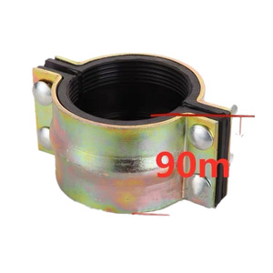 Abrazadera de Tubo Qiantong de Acero con Fijación de Tornillo Métrico y Acabado en Zinc para la Industria General - Product Image 5