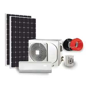 12000 18000 24000 BTU Aire acondicionado solar fuera de La red híbrida Smart Wall Mounted AC DC Aire acondicionado