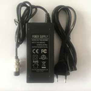 42 Volt 2 Amp <span class=keywords><strong>Hoverboard</strong></span> sạc 42 V 2A Lithium Battery Charger thông minh tự cân bằng điện <span class=keywords><strong>Scooter</strong></span> bộ phận <span class=keywords><strong>adapter</strong></span> điện - Product Image 1