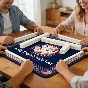 <span class=keywords><strong>Tapis</strong></span> de Mahjong Américain Personnalisable Antidérapant, Réduction du Bruit, Imperméable, en Caoutchouc, pour la Maison, les Voyages, les Fêtes, OEM, ODM, Vente en Gros - Product Image 6