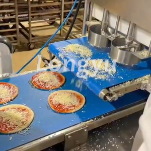 Línea de Producción de <span class=keywords><strong>Pizza</strong></span> de Corte Delgado Estilo Americano Longyu, Máquinas de Fabricación Comercial Automáticas para Fábrica de <span class=keywords><strong>Pizza</strong></span> Congelada - Product Image 5