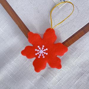 Juxinda เครื่องประดับแขวนผ้าการ์ตูนซานตาและกวางเรนเดียร์ตกแต่งต้นคริสต์มาสน่ารักสำหรับห้องเด็กและสถานรับเลี้ยงเด็ก - Product Image 1