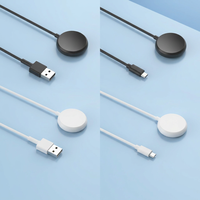 Support de chargeur de montre intelligente en PVC neuf d'usine pour Google Watch 3 2, adaptateur USB magnétique sans fil à charge rapide Type-C