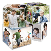 Lamoon — Cube pour Photo en acrylique transparent, pour Photo, nouvel arrivage