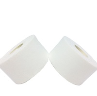 Échantillon gratuit Ruban de cerclage sport personnalisé Ruban de coton athlétique blanc de 3.8cm de large