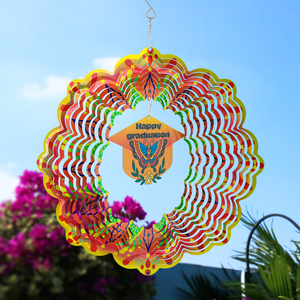 Venta al por Mayor de Molinillos de Viento Rectangulares de Metal Impermeables con Diseño de Colibrí de 12 Pulgadas, Estilo Art Deco, Color Personalizable para Decoración de Jardín - Product Image 5