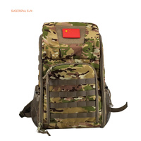 Sac à dos tactique camouflage Oxford SOB2301 avec logo personnalisé, 25L/35L/45L, sac de randonnée, fermeture éclair, doublure en polyester, imperméable