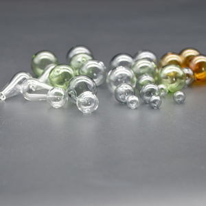 ฝาครอบแก้วใส15มม. 16มม. 20มม. 25มม. 30มม.,ลูกโลกแก้วครึ่งหนึ่งลูกบอลแก้วใสกลวงแขวน DIY สำหรับทำเครื่องประดับ - Product Image 2