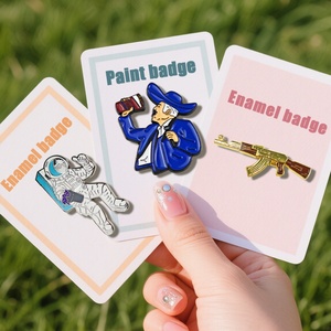 Pin de sombrero de metal personalizado con logo, diseño de béisbol, para mujer, con esmalte duro y blando, magnético, para el pelo, tipo Pathfinder - Product Image 1