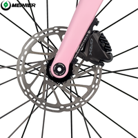 Vélo de gravier en carbone avec freins à disque hydrauliques BR600, groupe GRX 2x11S, cadre en carbone 12 °   Vélo de gravier entièrement en carbone avec guidon gravel