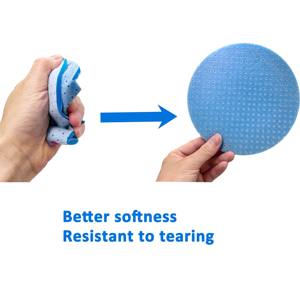 150MM Nass- & Trocken-Schleifscheiben mit Schaumstoffrückseite Mehrfachlochung Flexible Schaumstoffschleifscheibe für Metall-Möbelveredelung - Product Image 4