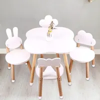Деревянный набор детского столика и стула для детского сада