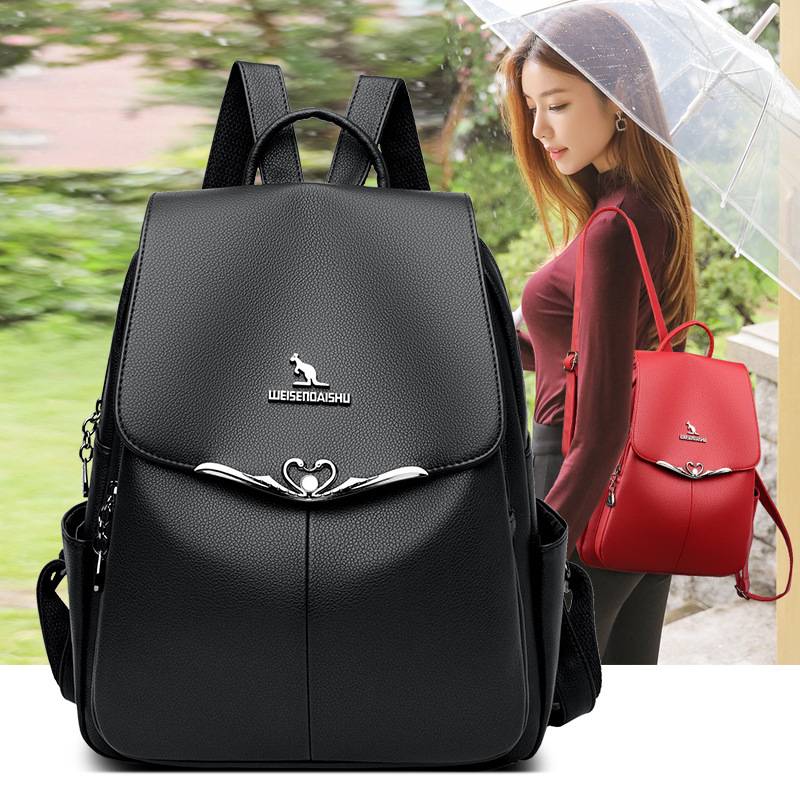Vegan Leather Fashion Backpack Ladies Book Bag Multipurpose Purse Amazon.com: Marvolia Mini Backpack for Women - Vegan Leather  main image 3