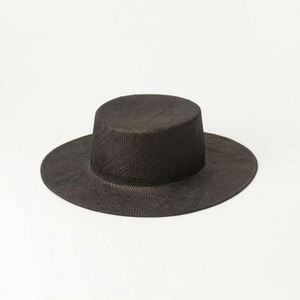 Chapeau de plage en paille pour femme, couleur unie, personnalisé, haute qualité, style borsalino, idéal pour les voyages et le ski, vente en gros à prix abordable - Product Image 4