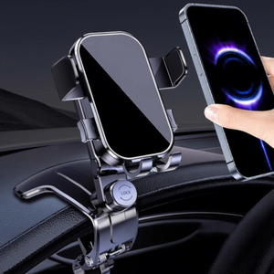 Soporte para Teléfono para el Tablero del Automóvil, de Aleación de Aluminio, con Montaje por Gravedad, No Recargable, para Ventilación de Aire, Navegación, Soporte para Pantalla Panorámica - Product Image 1