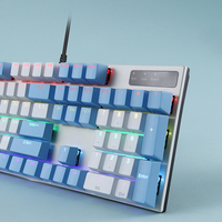 Clavier de jeu et de bureau créatif et élégant, couleurs personnalisées, 75 %, tri-mode (2,4 GHz/USB-C) pour PC