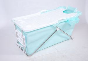 Nouvelle <span class=keywords><strong>baignoire</strong></span> pliante autoportante moderne pour adultes en plastique ABS, écologique, style japonais, avec accoudoirs, capacité de 20 gallons - Product Image 4