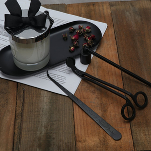 Wholesale <b>Candle</b> Accessories Multi-color <b>Wick</b> Trimmer <b>Candle</b> Snuffer <b>Candle</b> Scissors Set with logo - Product Image 5