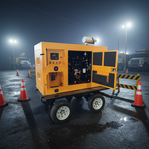 Centrale Elettrica Mobile per Lavori sul Campo 30-800kw Tipo Silenzioso con Controllo Remoto, Generatore <span class=keywords><strong>a</strong></span> Gas o Diesel con ATS, Certificazioni CE e ISO - Product Image 1