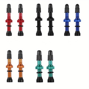 Paires de valves Presta <span class=keywords><strong>tubeless</strong></span> professionnelles et durables avec outil de retrait du noyau <span class=keywords><strong>pour</strong></span> montage sur jantes de vélos de route et <span class=keywords><strong>VTT</strong></span> - Product Image 3