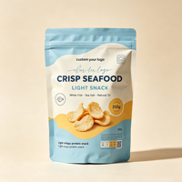 Sachet Doypack Personnalisé en Papier Kraft Stratifié BOPP/AL/PE Qualité Alimentaire pour Chips, Mat, Refermable avec Fermeture Éclair, Écologique