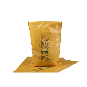 China Wholesale Digital Printed 100% Compostable Personalised Flexography Mailers Shipping Mailing Bags For Shoes Clothes