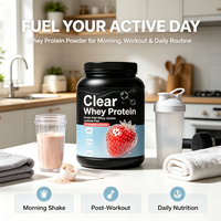 OEM Özelleştirilmiş Whey Protein Tozu Enerji Spor Takviyesi Toplu Pre-Workout Şeffaf Whey Protein Tozu