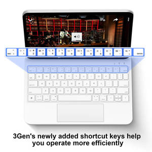 Clavier magique pour iPad Air 5, tablette, clavier intelligent magnétique, étui pour iPad Pro 11 pouces, étui pour iPad 10e génération - Product Image 4