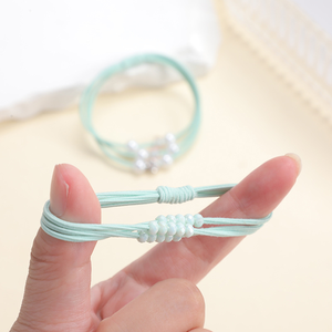 Elastico alto 3-in-1 accessori <span class=keywords><strong>per</strong></span> <span class=keywords><strong>capelli</strong></span> colore caramella semplici elastici <span class=keywords><strong>per</strong></span> le donne <span class=keywords><strong>per</strong></span> lo stile di festa - Product Image 3