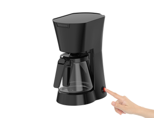 Vente en gros Style américain <span class=keywords><strong>12</strong></span> <span class=keywords><strong>tasses</strong></span> filtre thé cafetière machine Portable manuel électrique bocal en verre multiservice cafetière goutte à goutte - Product Image 3