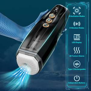 Verbesserter Oszillierender Stoßender Rotierender Männlicher Masturbator Elektrische Taschenmuschi Sexmaschine für Herren - Product Image 2
