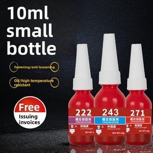 10Ml Giá Thấp Threadlocker 222 242 243 262 270 271 272 277 290 Chủ Đề Locker Dính Màu Xanh Đỏ Threadlocker Kỵ Khí Keo - Product Image 3